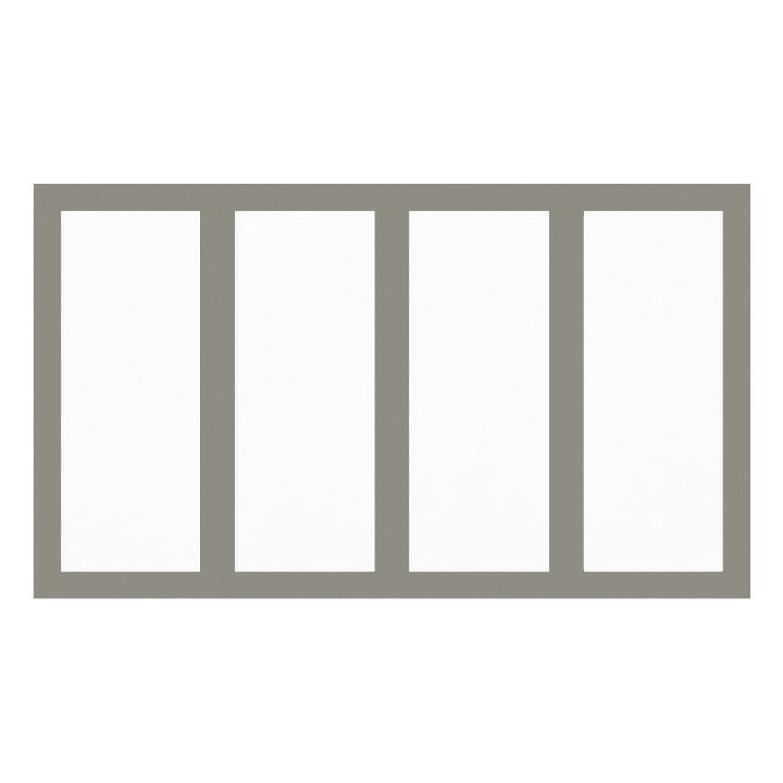 Aluminum Windows — Warm Gray finish sample