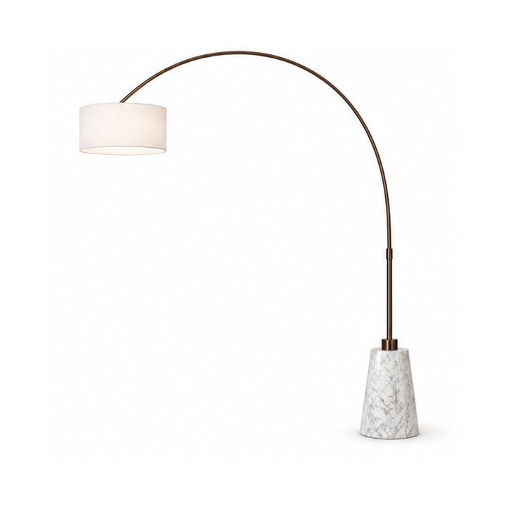 Arc Floor Lamp — Antique Bronze finish sample