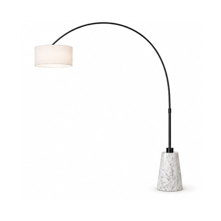Arc Floor Lamp — Matte Black finish sample