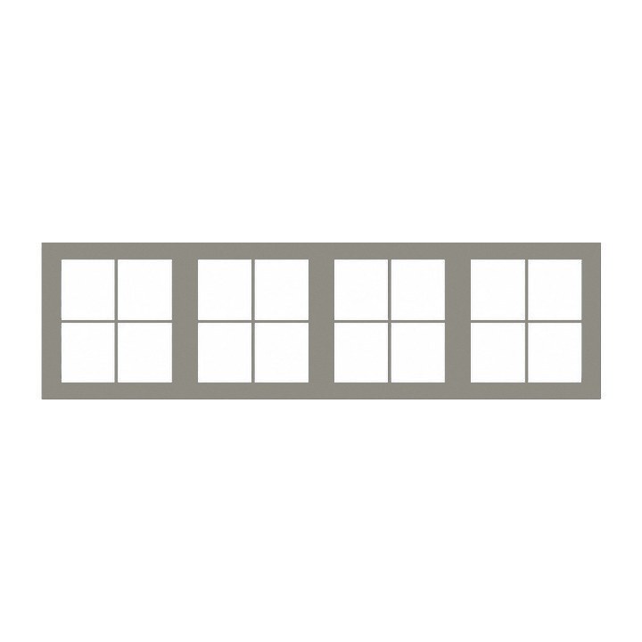 Basement Windows — Warm Gray finish sample