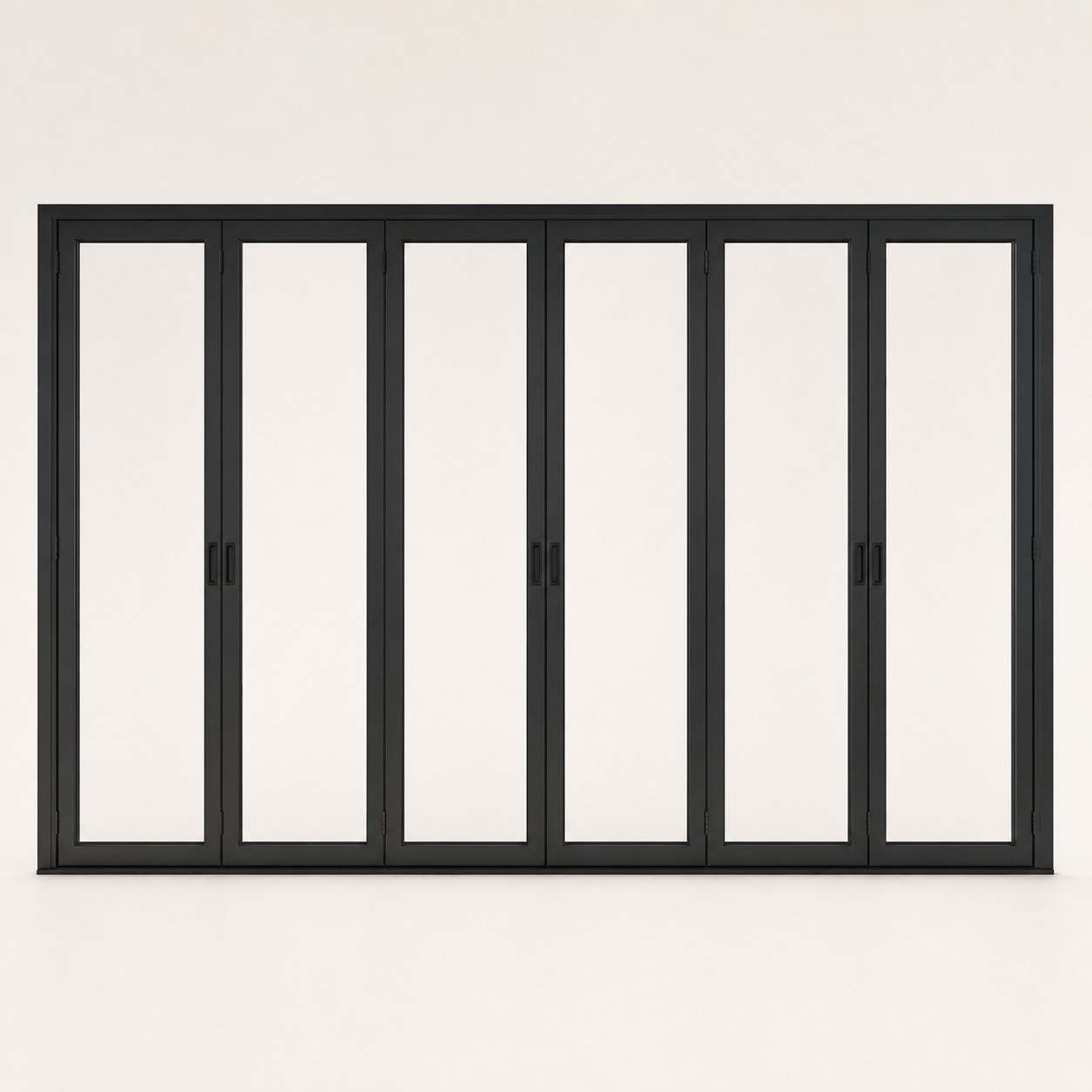 Bifold Door — Matte Black finish sample