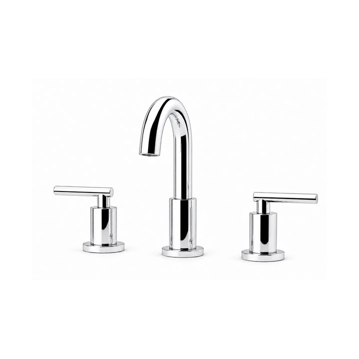 Black Bathroom Faucets — Chrome finish sample