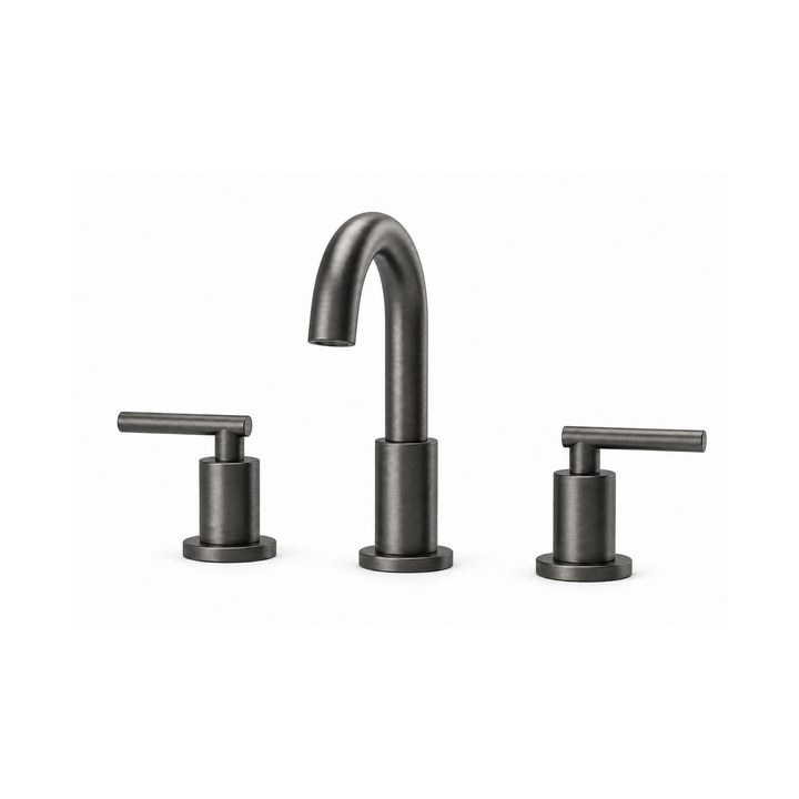 Black Bathroom Faucets — Gunmetal finish sample