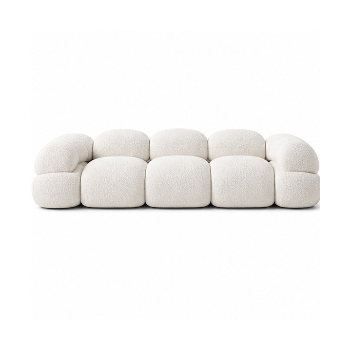 Cloud Sofa — Ivory Bouclé finish sample