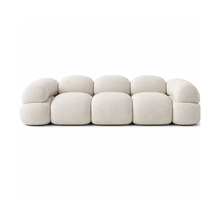 Cloud Sofa — Oatmeal Linen Blend finish sample
