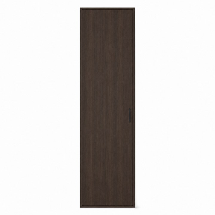 Coat Closet — Smoked Walnut finish sample