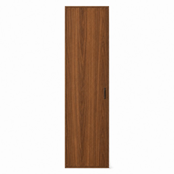 Coat Closet — Warm Walnut finish sample