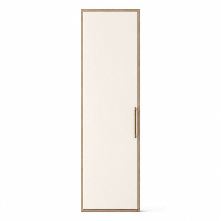Corner Wardrobe — Warm White Matte finish sample
