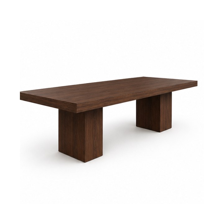 Dining Table — Smoked Walnut Veneer finish sample