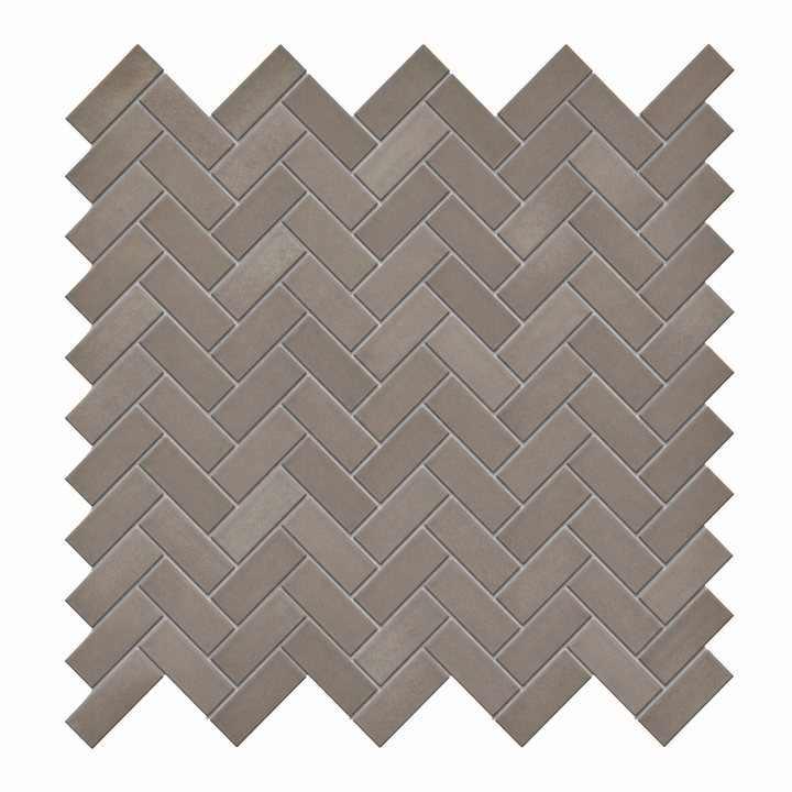 Herringbone Tile — Smoky Taupe finish sample