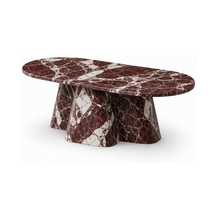 Marble Table — Custom Slab Selection finish sample