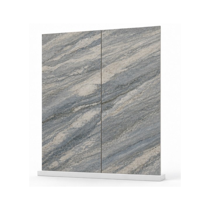 Marble Wall — Vein-Cut Panels finish sample