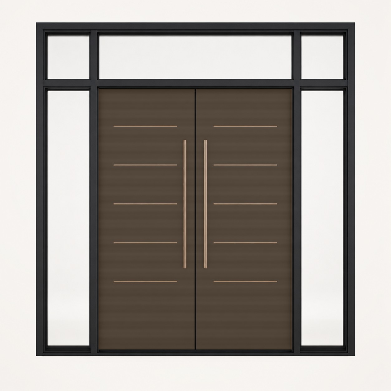 Modern Exterior Doors — Weathered Bronze finish sample