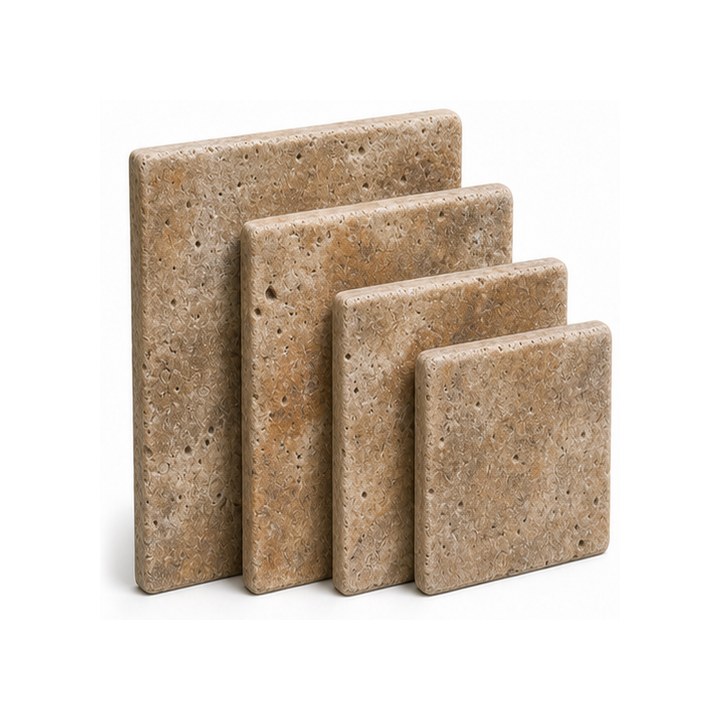 Natural Stone Tile — Tumbled Stone finish sample