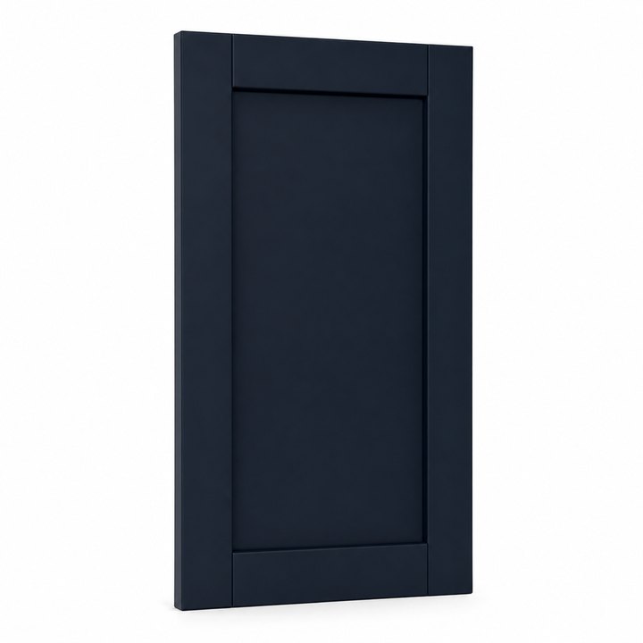 Navy Blue Kitchen Cabinets — Ink Blue finish sample