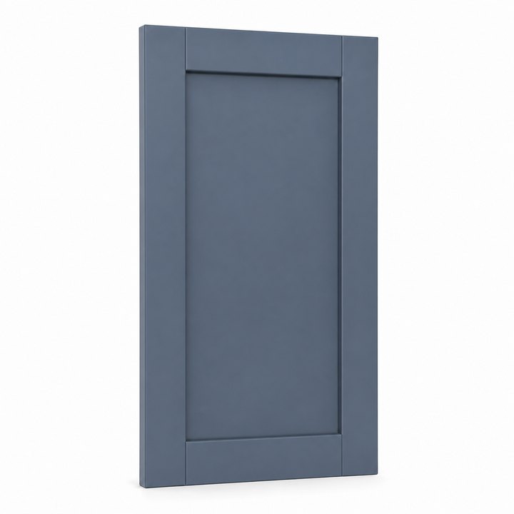 Navy Blue Kitchen Cabinets — Slate Blue finish sample