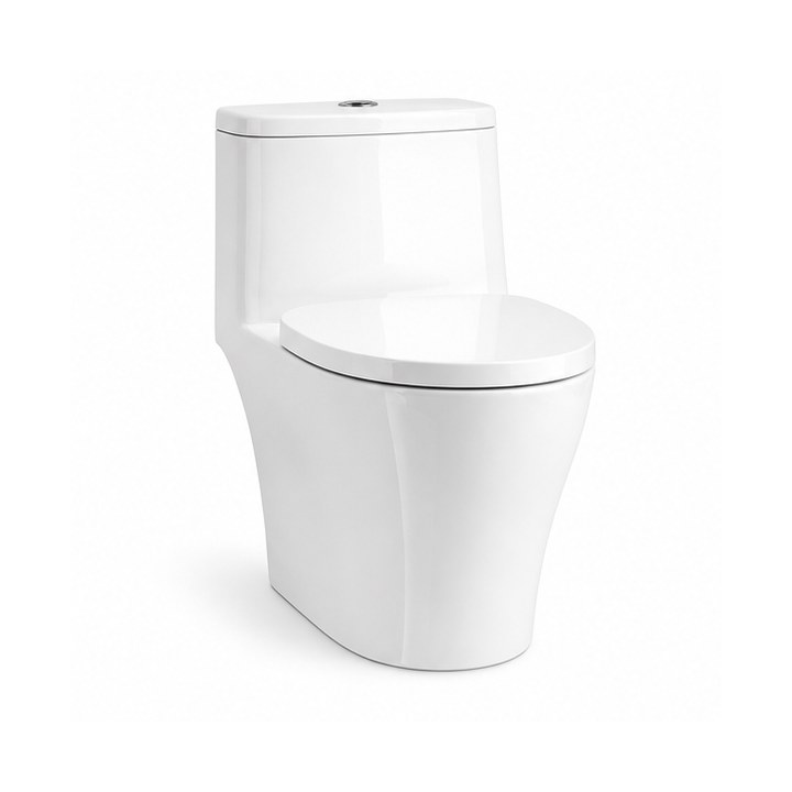 One-piece Toilet — Gloss White finish sample