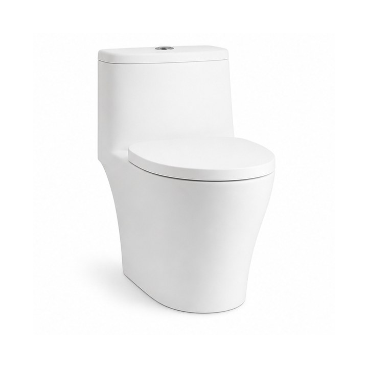 One-piece Toilet — Matte White finish sample
