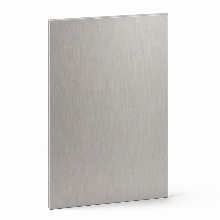Outdoor Kitchen Cabinets — Brushed Stainless finish sample