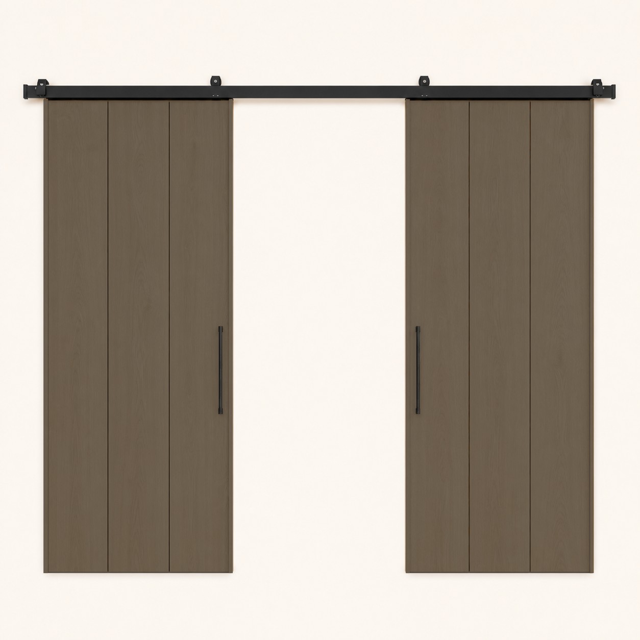 Pocket Doors — Charcoal Ash finish sample