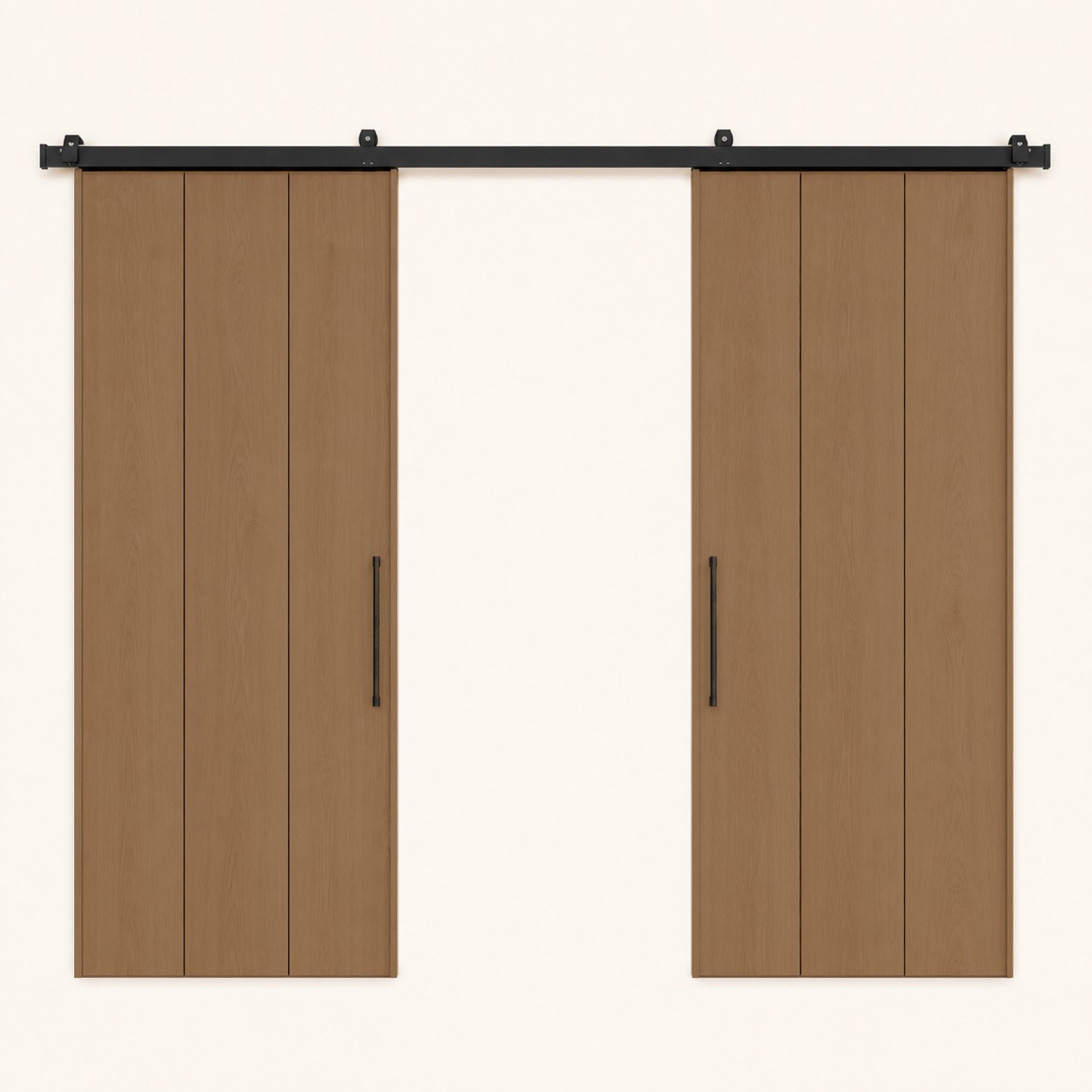 Pocket Doors — Smoked Oak finish sample