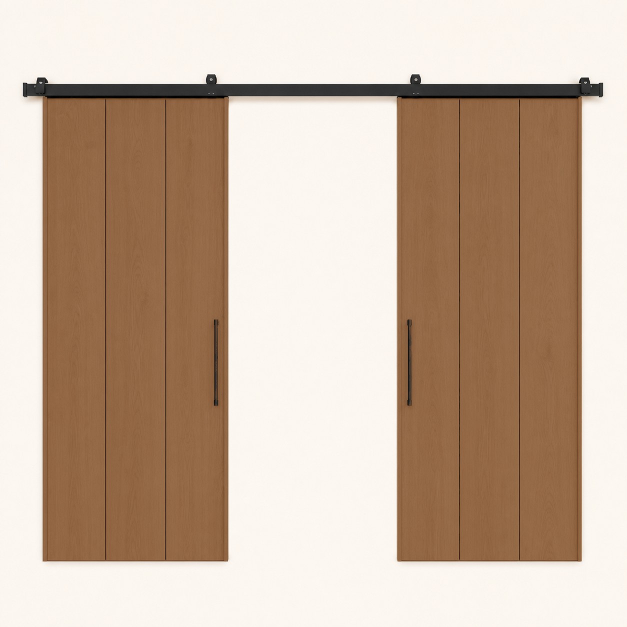 Pocket Doors — Warm Walnut finish sample