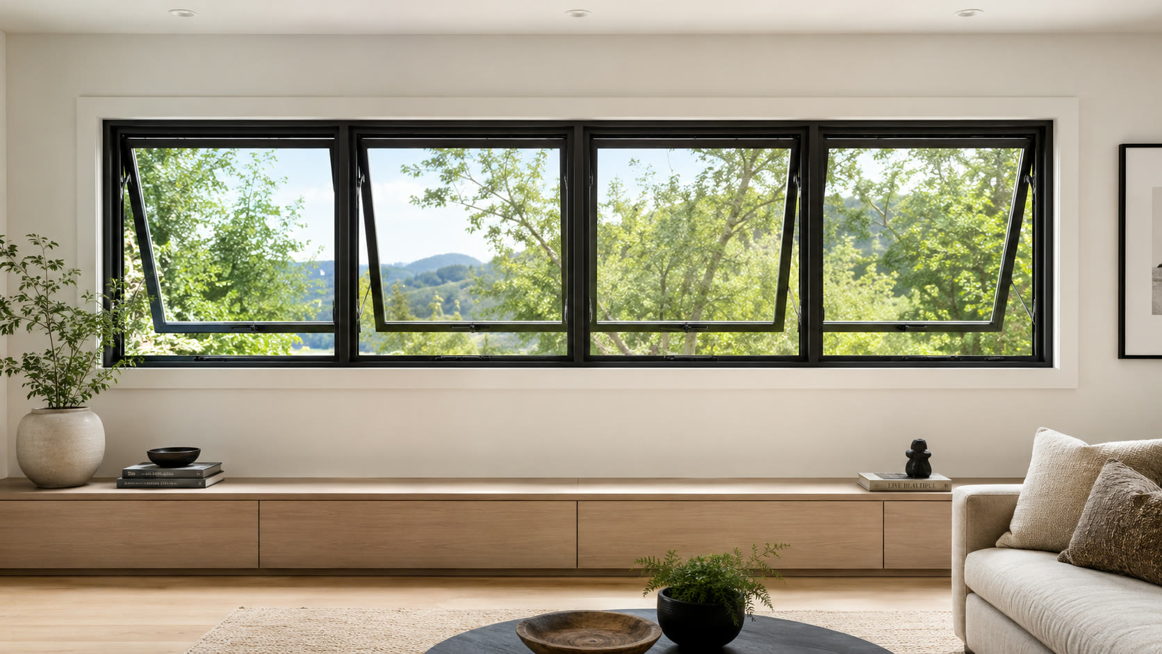 Awning Windows — Full Window Band