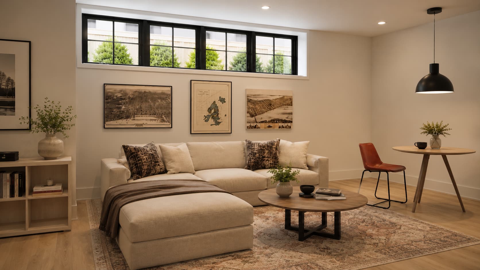 Basement Windows — Side View