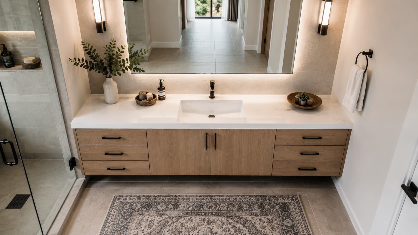 Bathroom Vanity Cabinets — Cabinet and Mirror Coordination