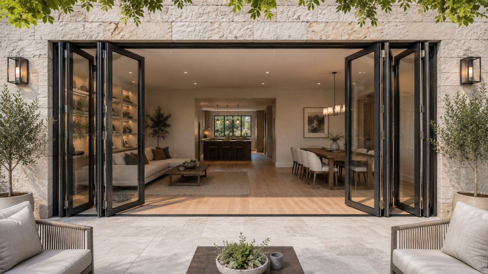 Bifold Door — Back View