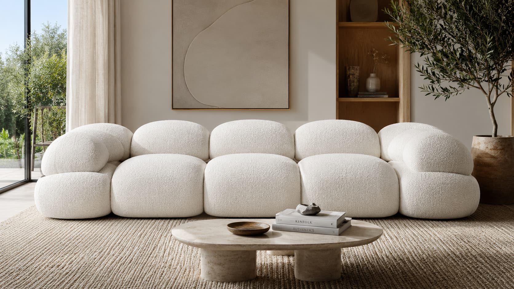 Cloud Sofa — Living Room View