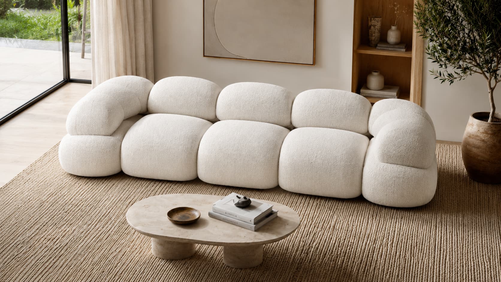 Cloud Sofa — Deep Seat Detail