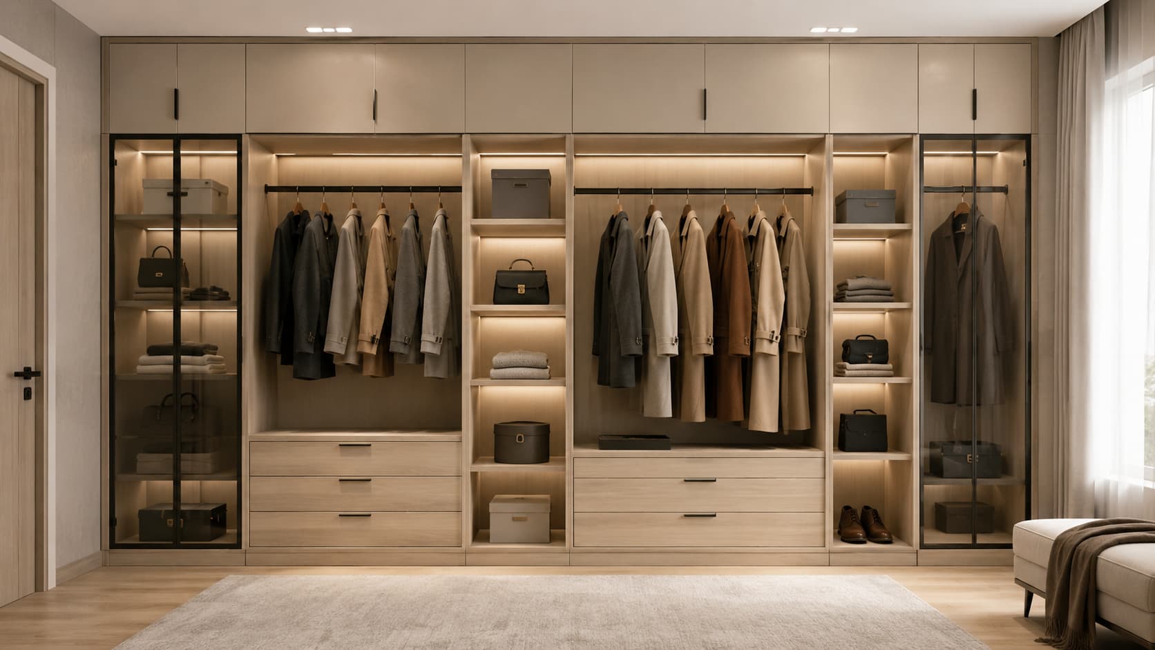 Coat Closet — Full Coat Closet View