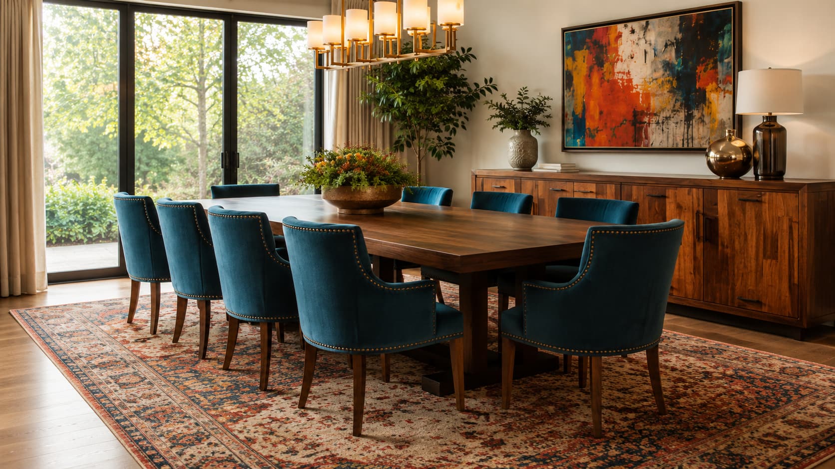 Dining Chairs — Back and Upholstery Detail