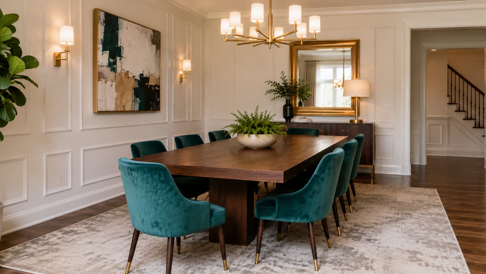 Dining Table — Top and Base Detail
