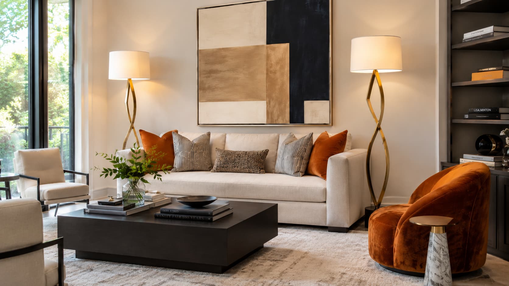 Modern Floor Lamps — Side View