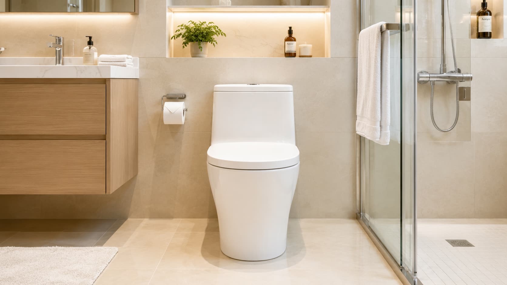 One-piece Toilet