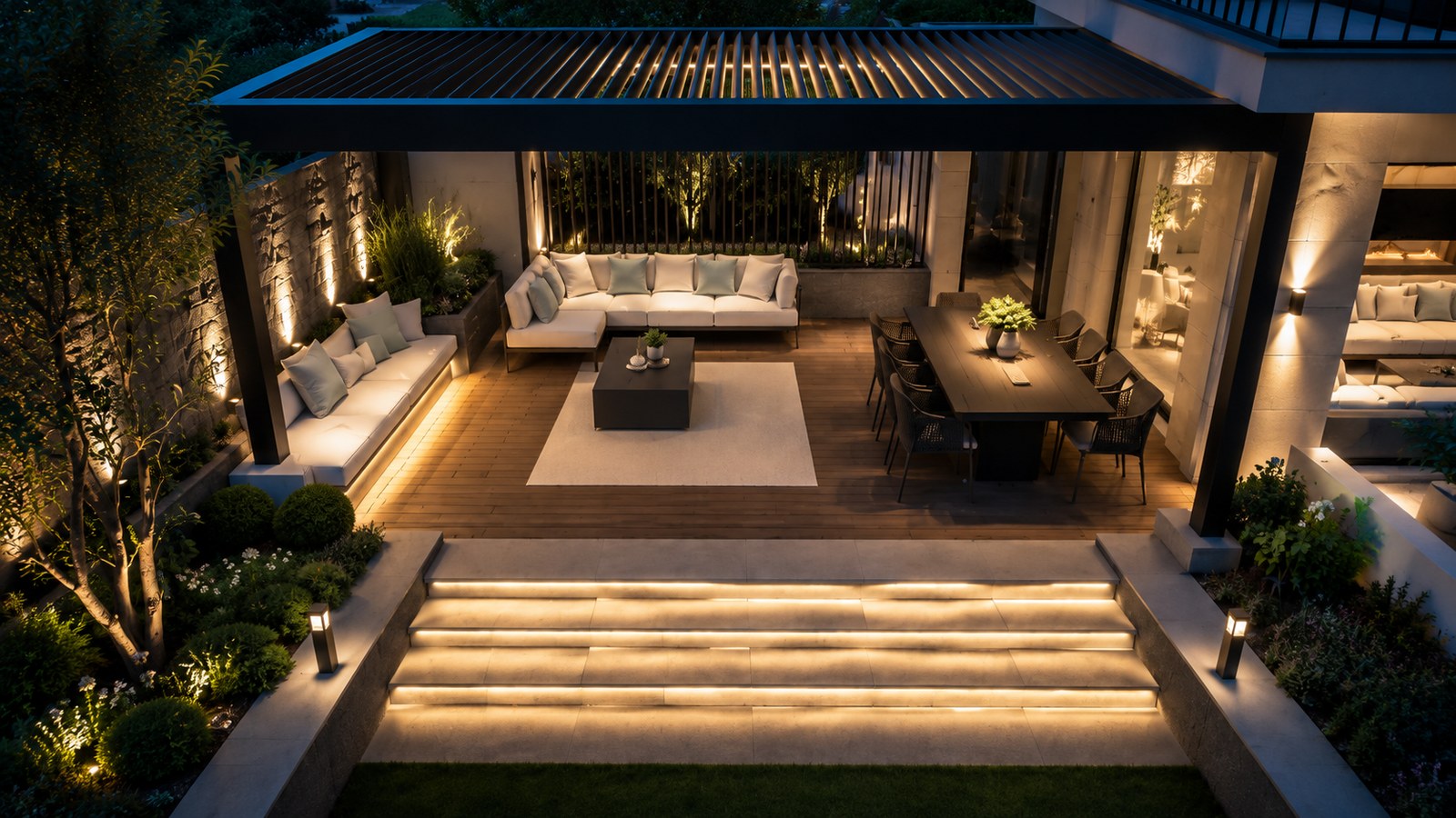 Outdoor LED Lights — Wall Light Detail