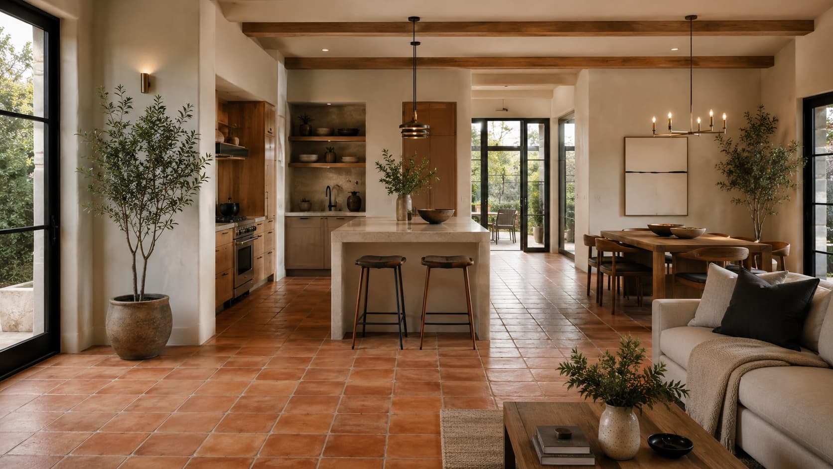 Saltillo Tile — Side View