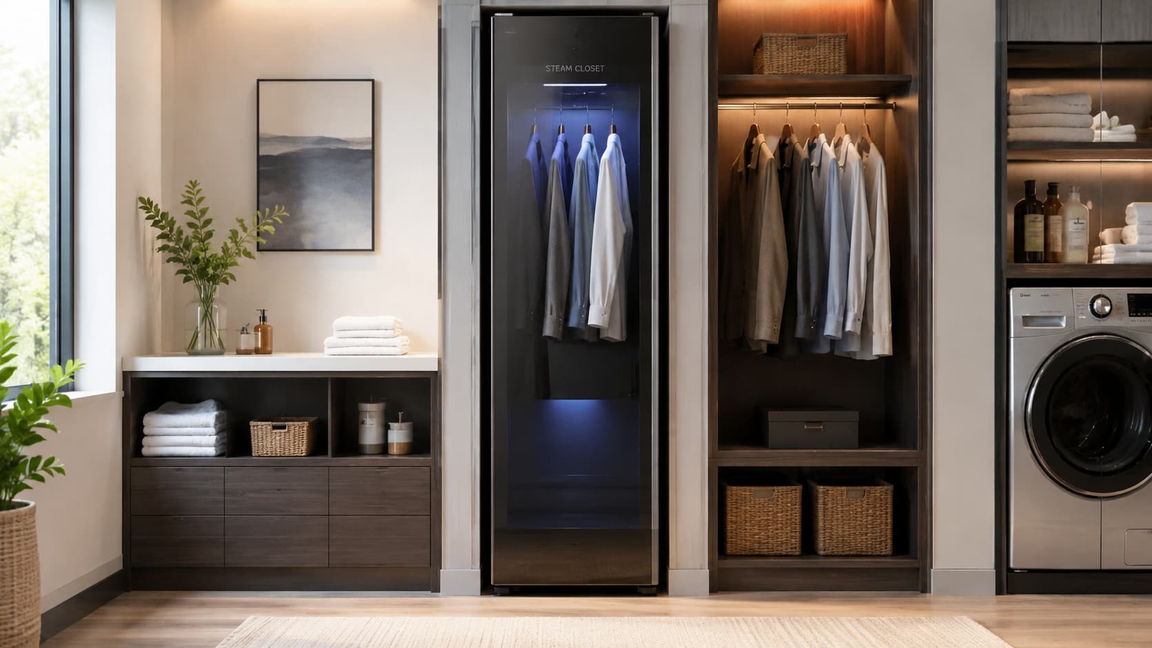 Steam Closet — Integrated Laundry View