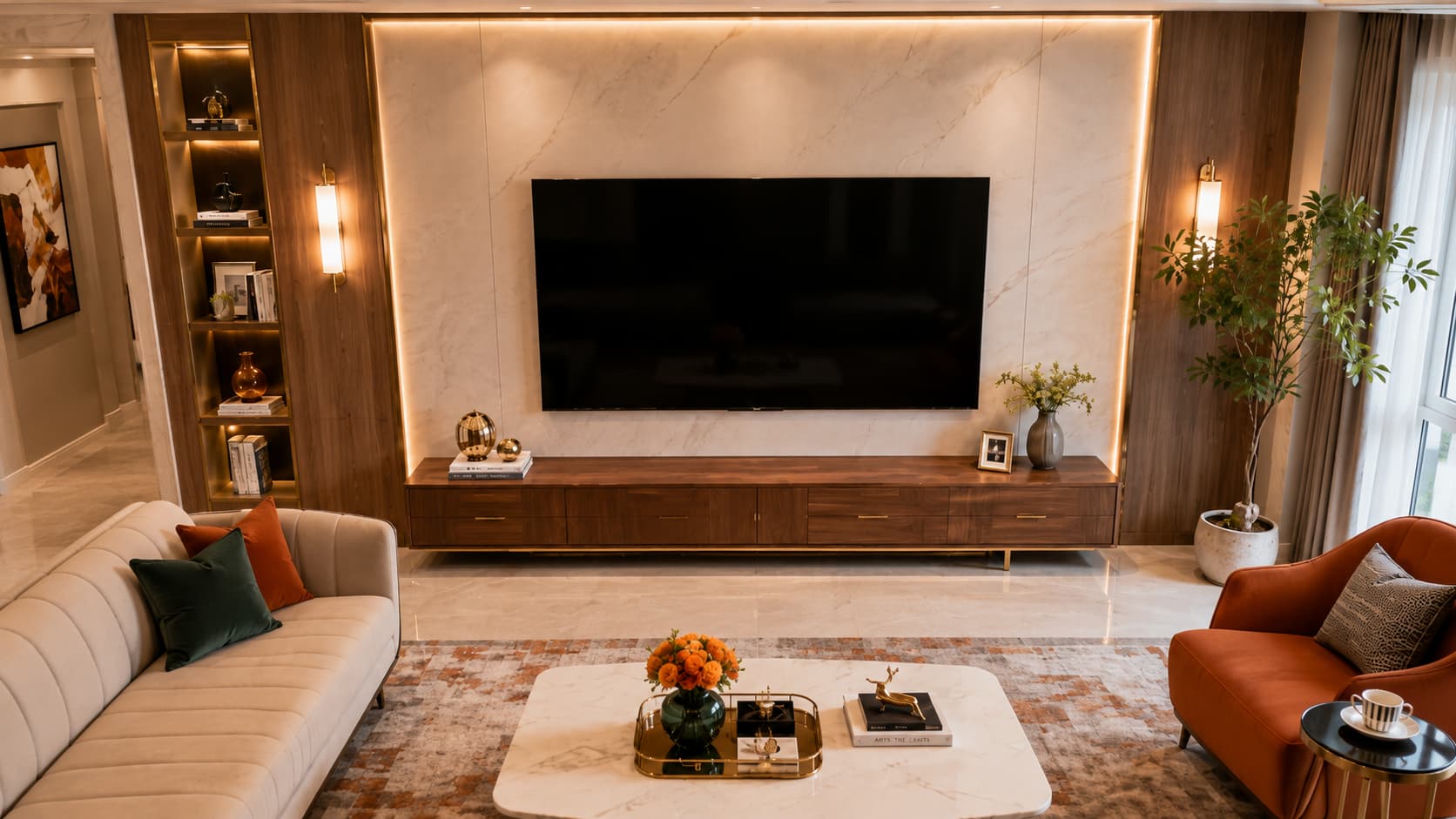 TV Stand — Console Front Detail