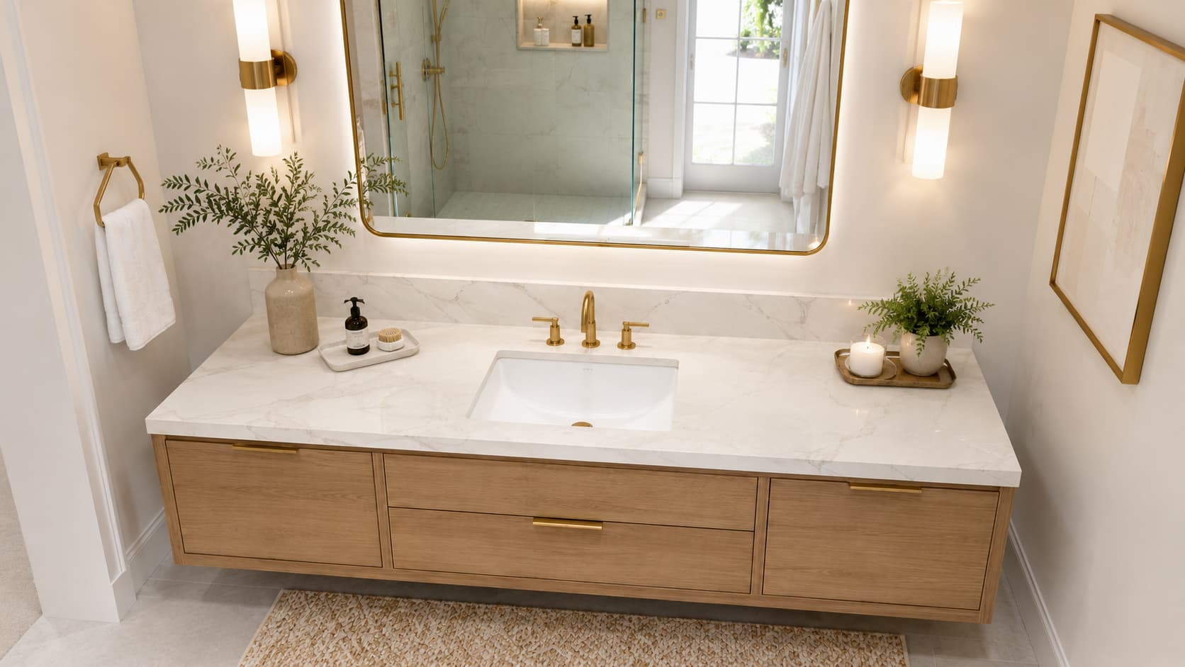 Undermount Bathroom Sink — Vanity Integration