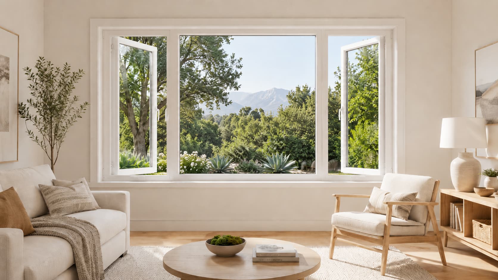 Vinyl Window — Side View