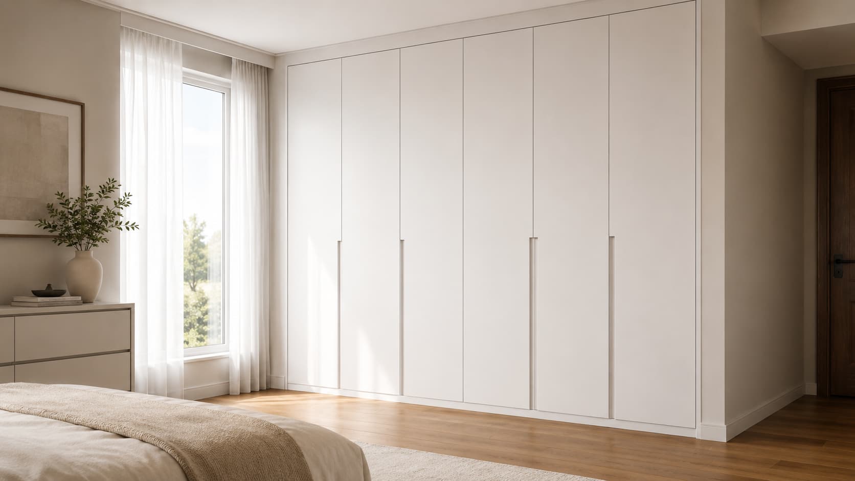 White Wardrobe — Bedroom Integration