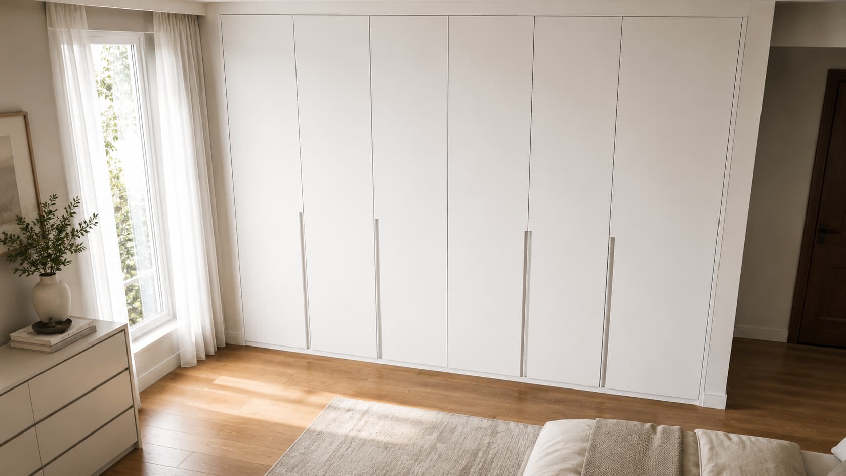 White Wardrobe — Door Detail