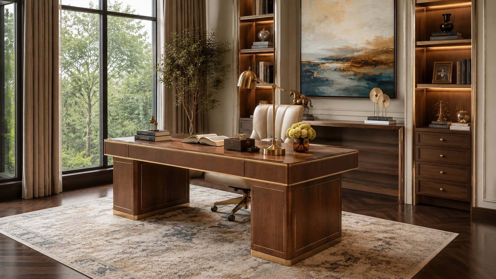 Writing Desk — Office Profile View