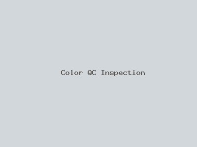 Color QC Inspection