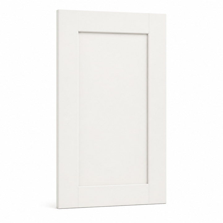 Shaker Kitchen Cabinets — Soft White finish sample