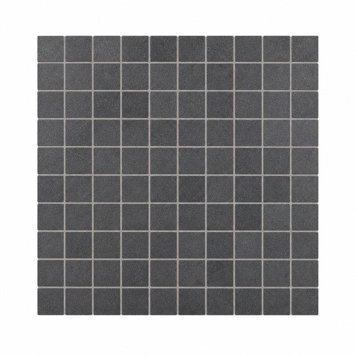 Shower Floor Tile — Charcoal Mosaic finish sample