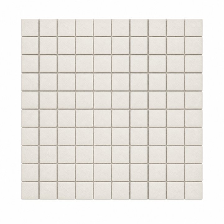 Shower Floor Tile — Soft Ivory finish sample